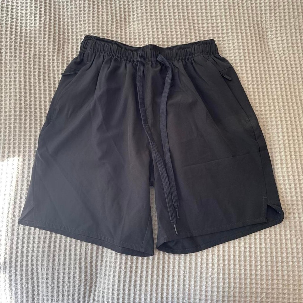 Kids Dark Grey Drawstring Shorts Outdoor Basic